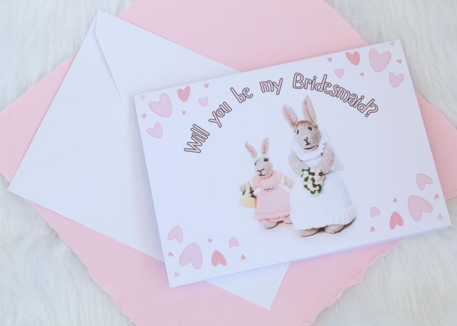 Will You Be My Bridesmaid Greeting Card