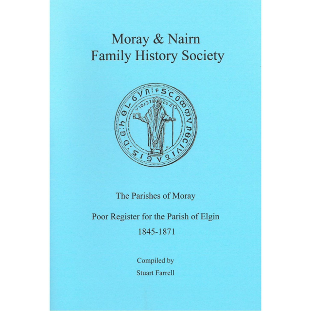 Elgin, Morayshire Poor Register 1845-1871