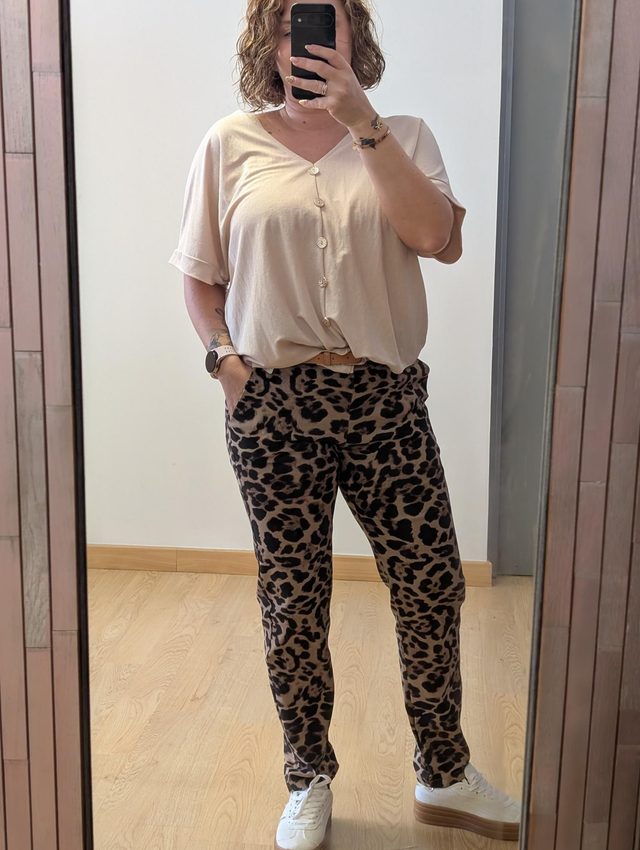Pantalon Léopard