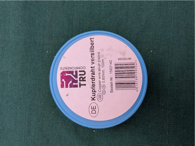 TRU Components Kupferdraht versilbert 0,8mm Spule gebraucht