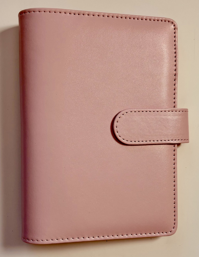 Classeur rose bébé 