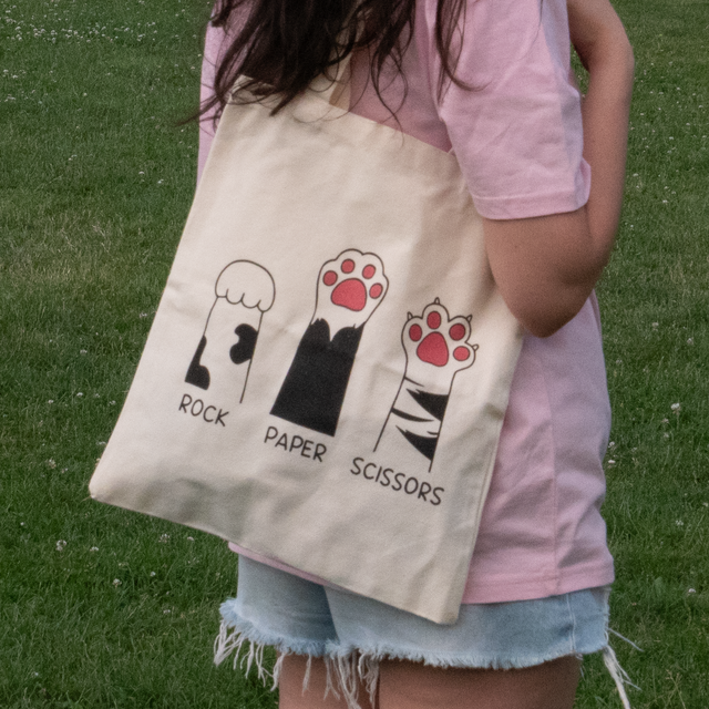 Beutel - Stein, Schere, Papier