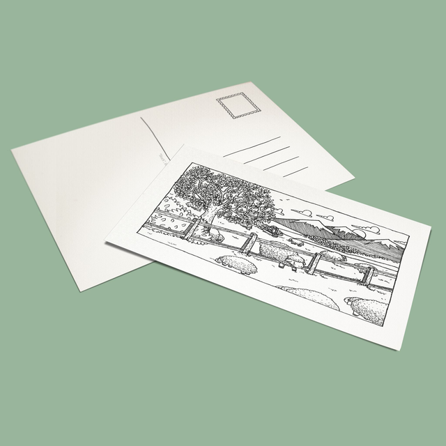 Postcard &quot;STUCK&quot;