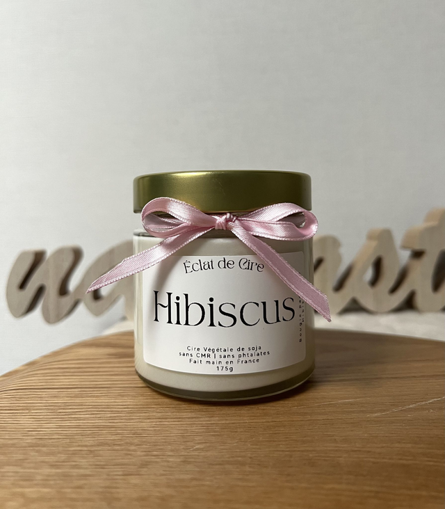 Hibiscus - Bougie parfumée artisanale