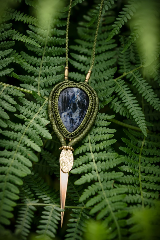 Cénis - Collier sodalite