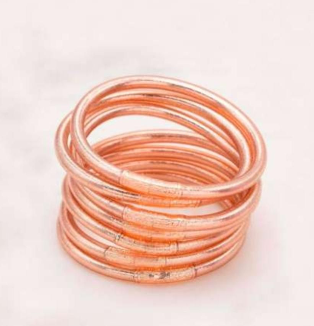 Jonc boudhiste avec mantra Champagne