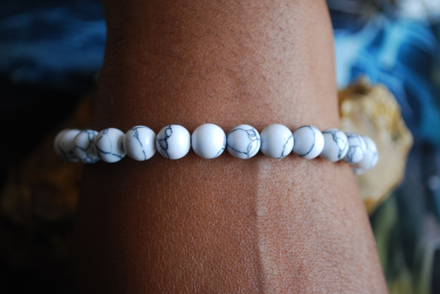 Bracelet en howlite