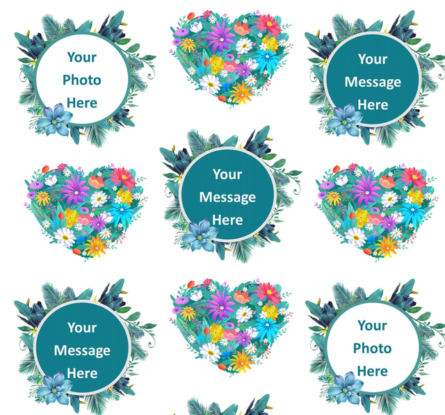 Flower / Mothers Day Personalised Gift Wrap 2