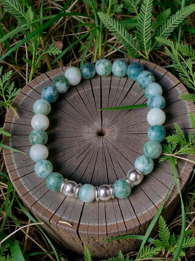 Bracelet Agate Arbre – Ancrage &amp; Équilibre