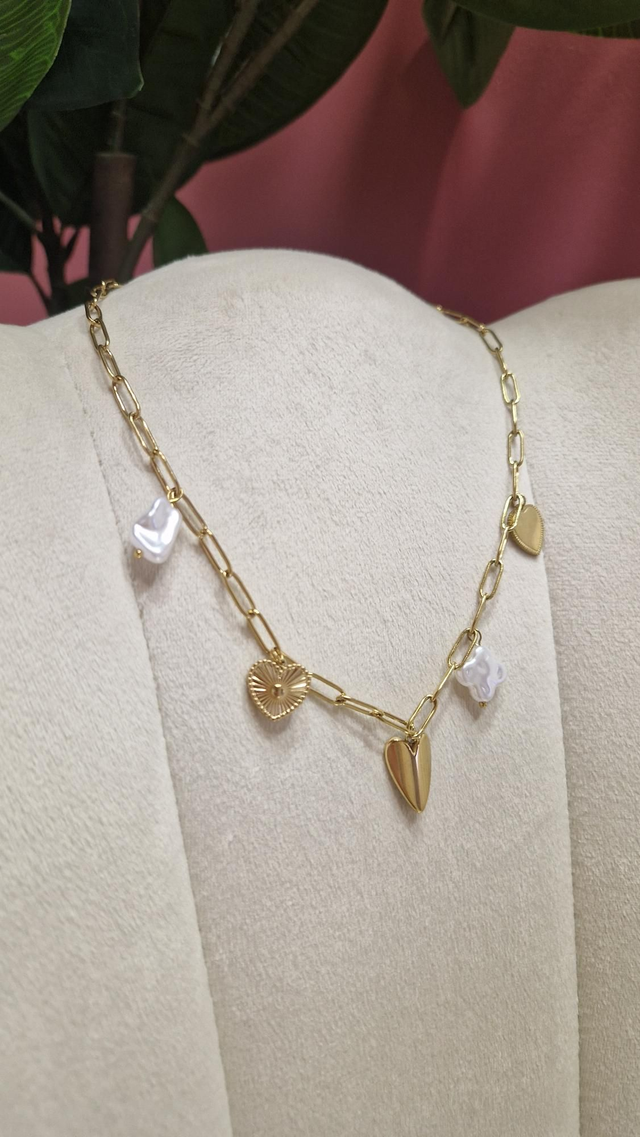 Collier à charms Lana