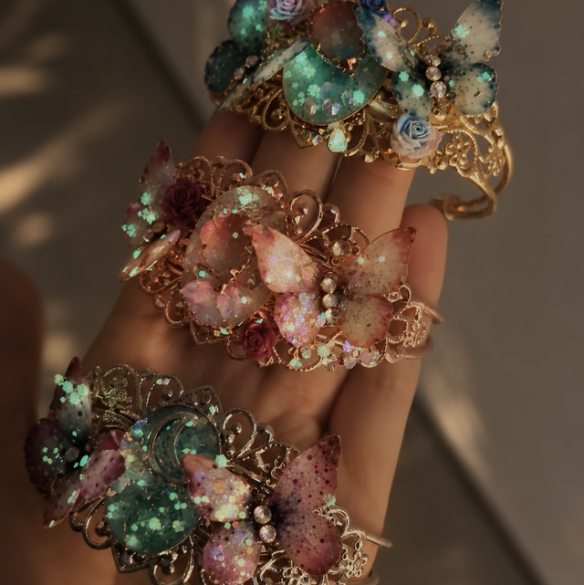 Papillons de cristal