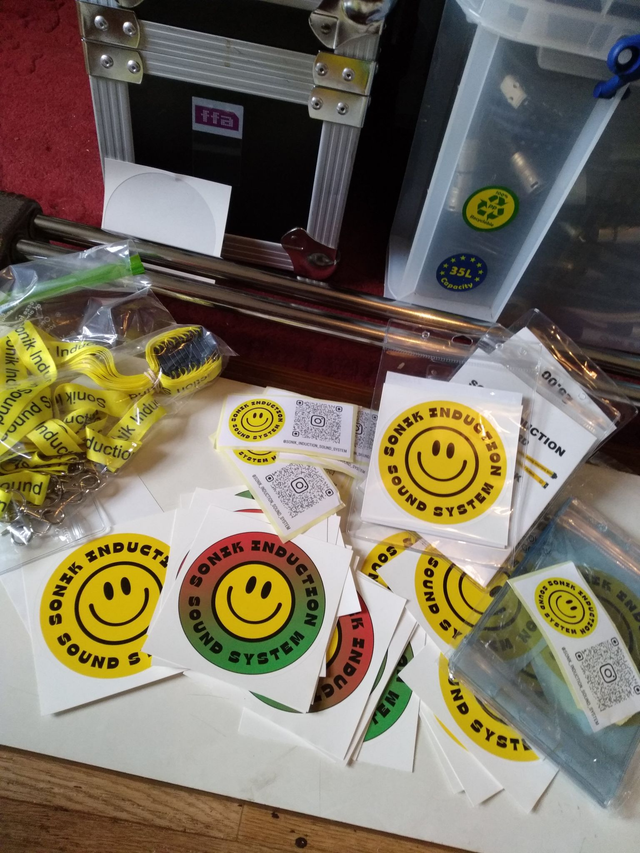 Sonik Induction Lanyard Sticker Pack