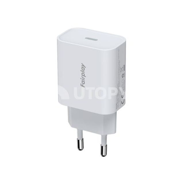 FAIRPLAY Chargeur 25W USB-C (Blanc)