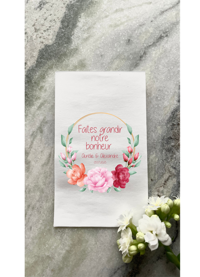 Sachet de graines &quot;Sacha&quot; - Personnalisable