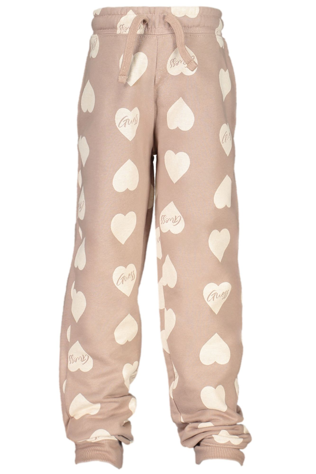 8107GUESS JEANS PANTALONE BAMBINA MARRONE