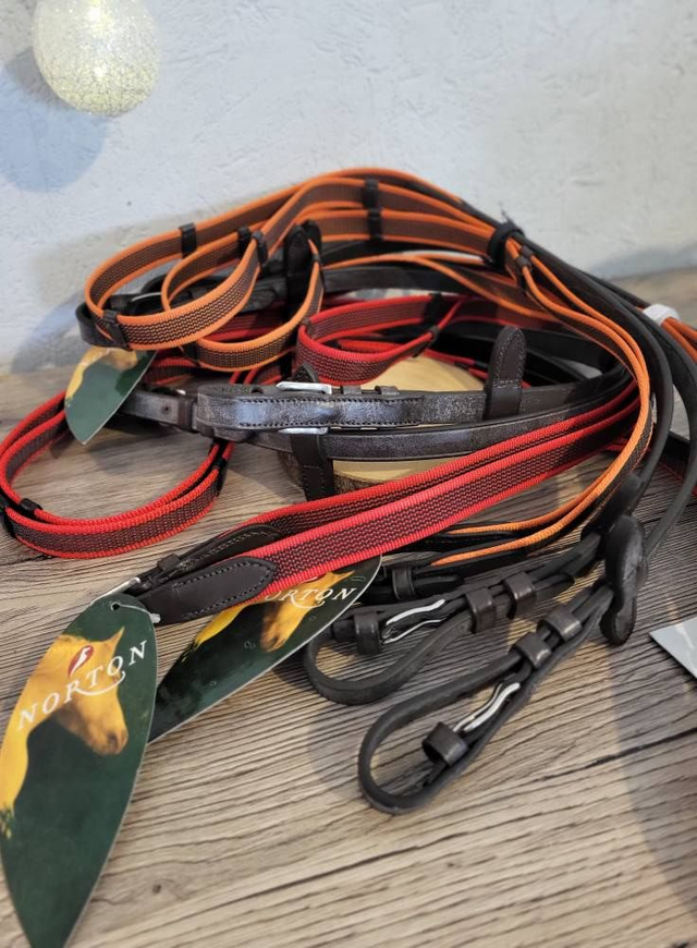 Rênes Grip Norton – Taille Full – Neuves déstockage