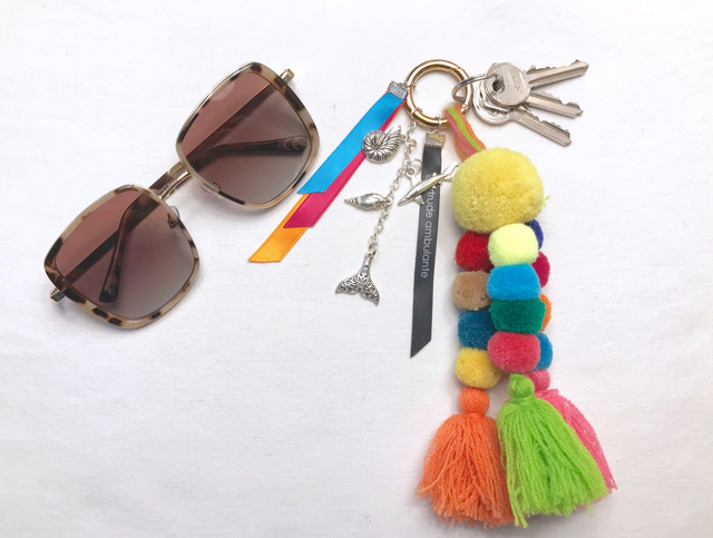 Bijou de sac / Porte-clés &quot;Puerto Escondido&quot;