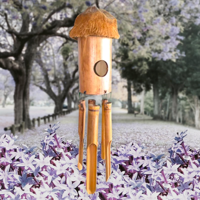 Carillon à vent nichoir coco