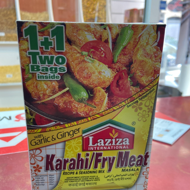 LAZIZA - KARAHI/FRY MEAT MASALA 1+1 