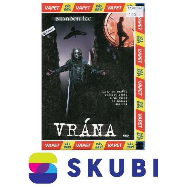 DVD Vrána / The Crow - česky, anglicky