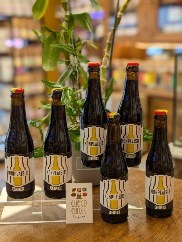 Monplaisir Nocturne : Bière brune artisanale 