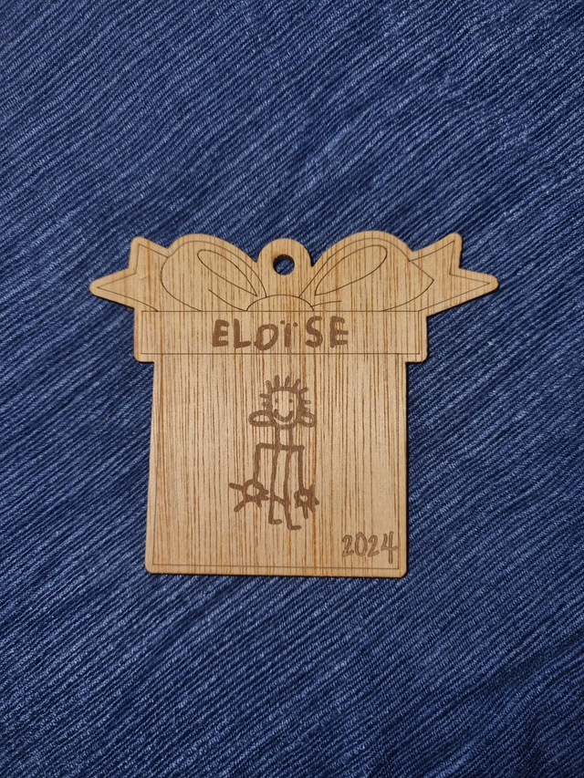 Décoration de Noël personnalisée - Cadeau