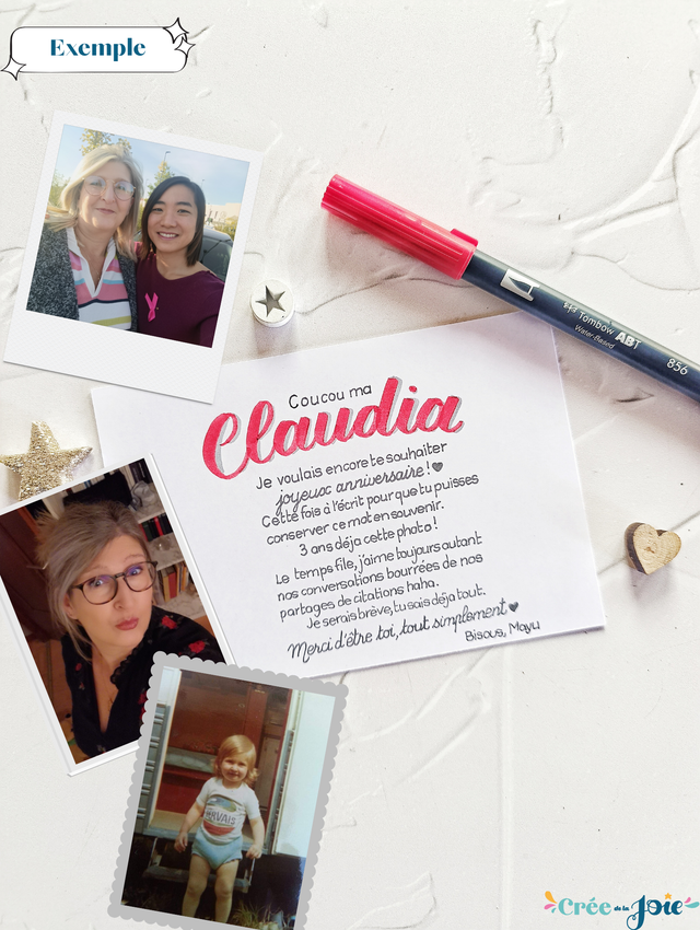 Votre mot unique et personnalisé (format A6) 