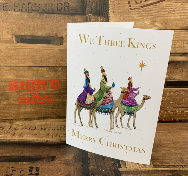 We three kings christmas card 