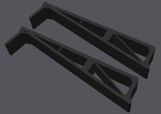 BLACK Denon MC7000 Stands (pair) With Anti-slip Grips