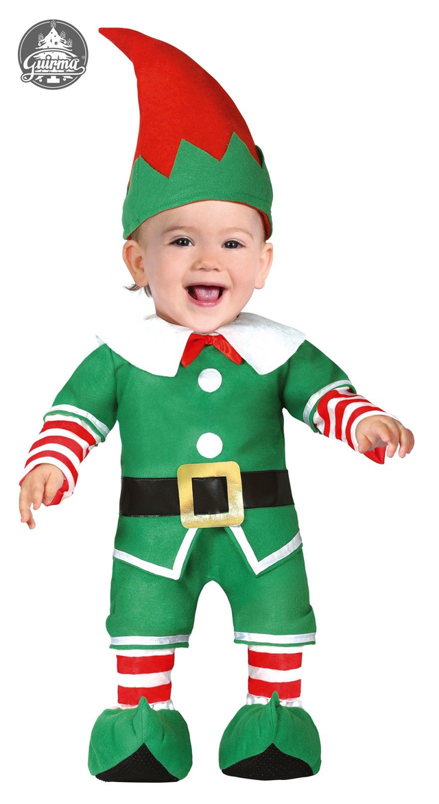 NATALE , COSTUME ELFO LUSSO 12/18 MESI 