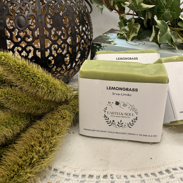 Sabonete Artesanal de Erva-Limão