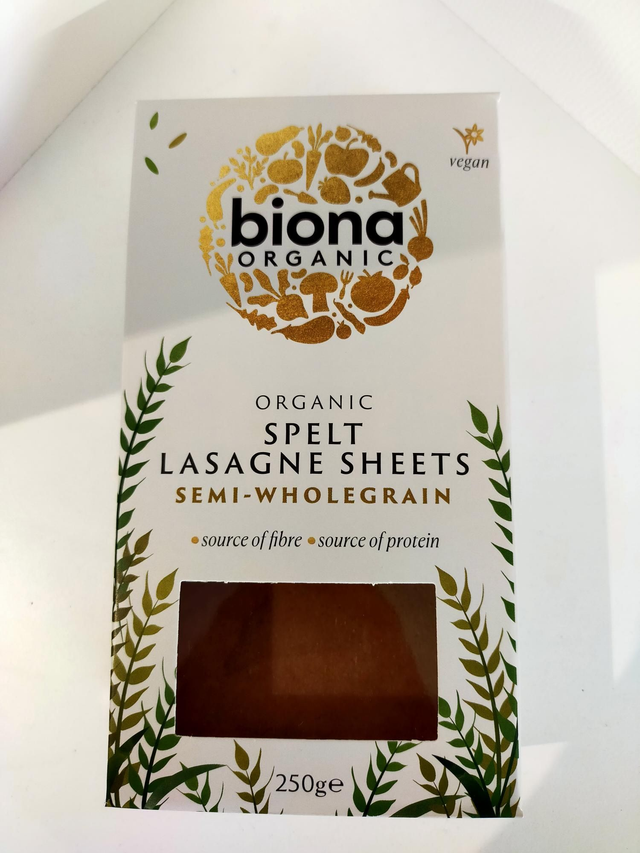 Biona Organic Spelt Lasagne Sheet 250g 60885