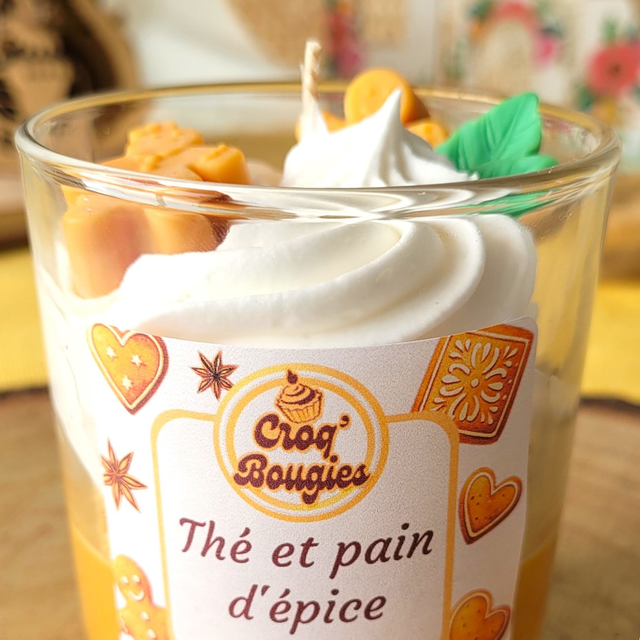 Bougie 140g - THE et PAIN D'EPICE