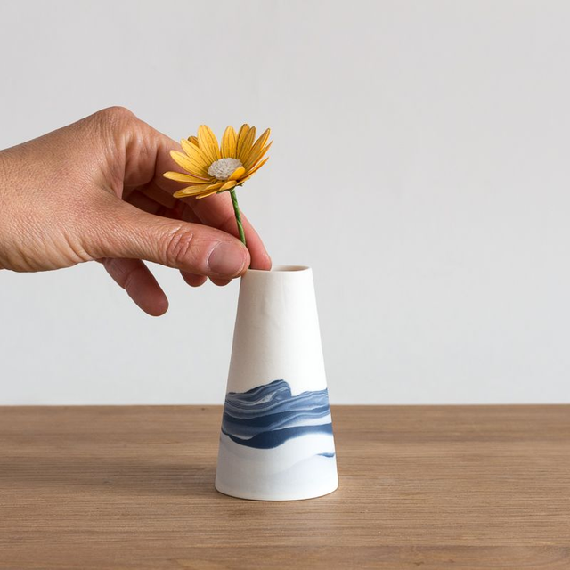 Vase - Mini - Horizons - Bleu nuit