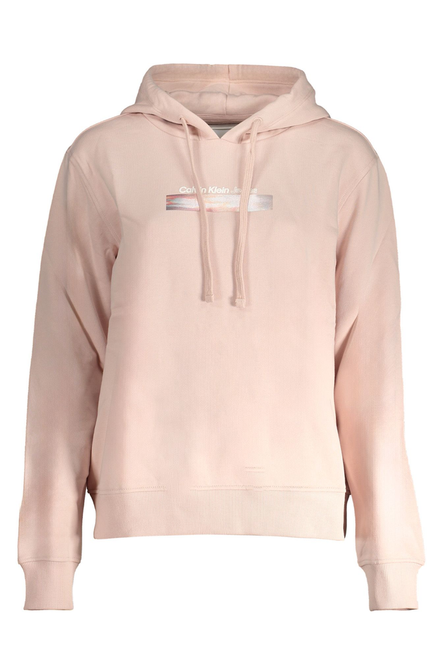 CALVIN KLEIN FELPA SENZA ZIP DONNA ROSA