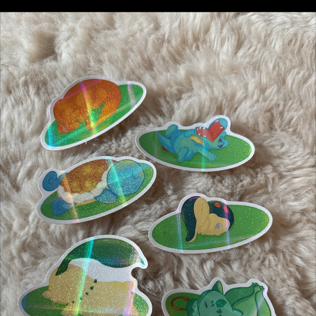 Definitely not illegal to sell pocket monster stickers