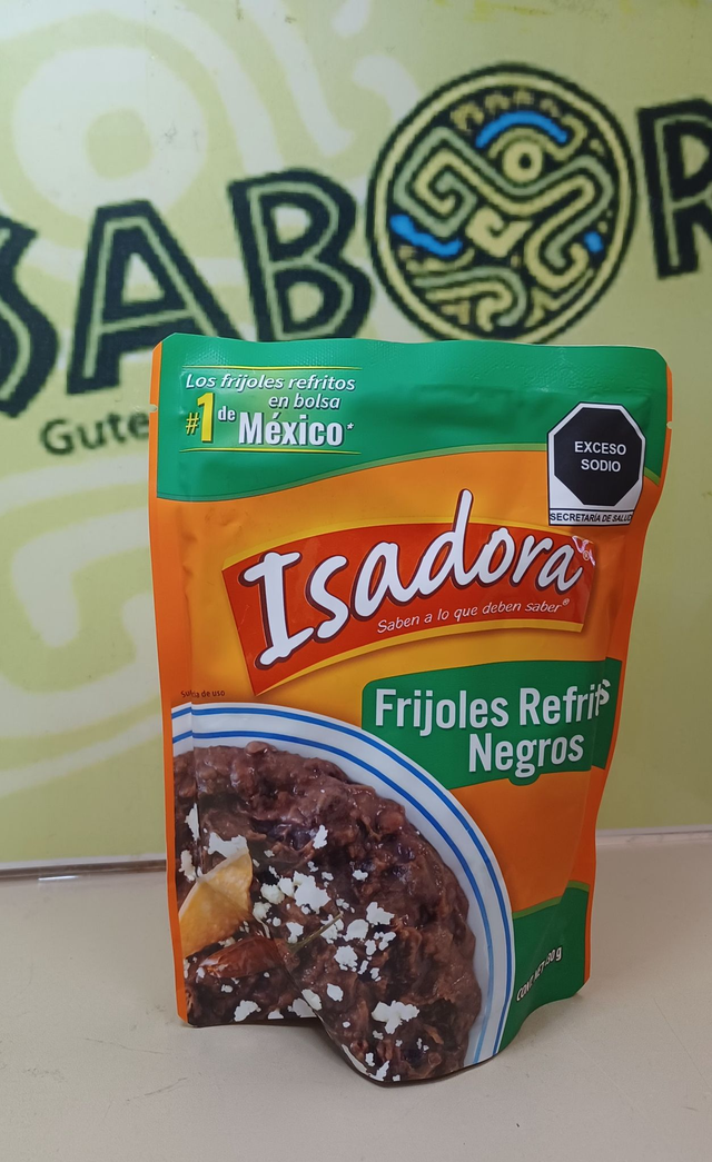 Bohnen schwarz püriert Frijoles negros refritos Isadora 430 g