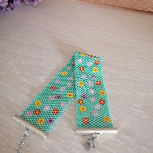 Bracelet "Fleurs des champs"