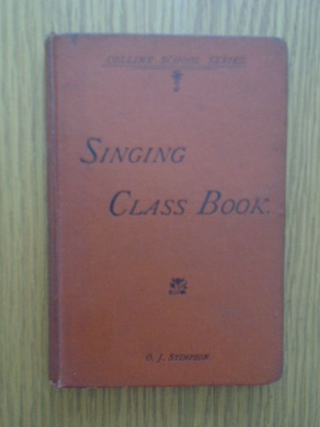 Singing Class Book for use in Elementary Schools