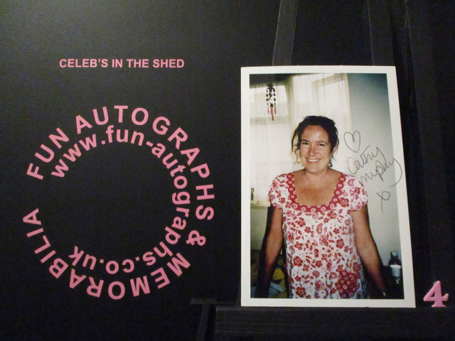 Cathy Murphy Authentic Autographed 6x4 Our Facing White Border Photograph (B4)