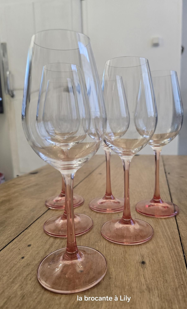 Verres à vin cristal 