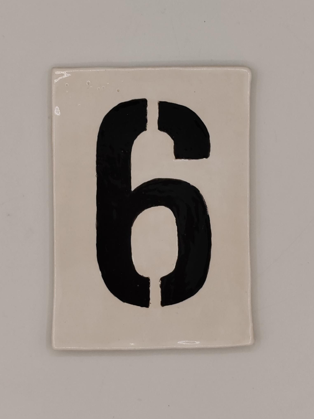 Plaque de maison numérotées