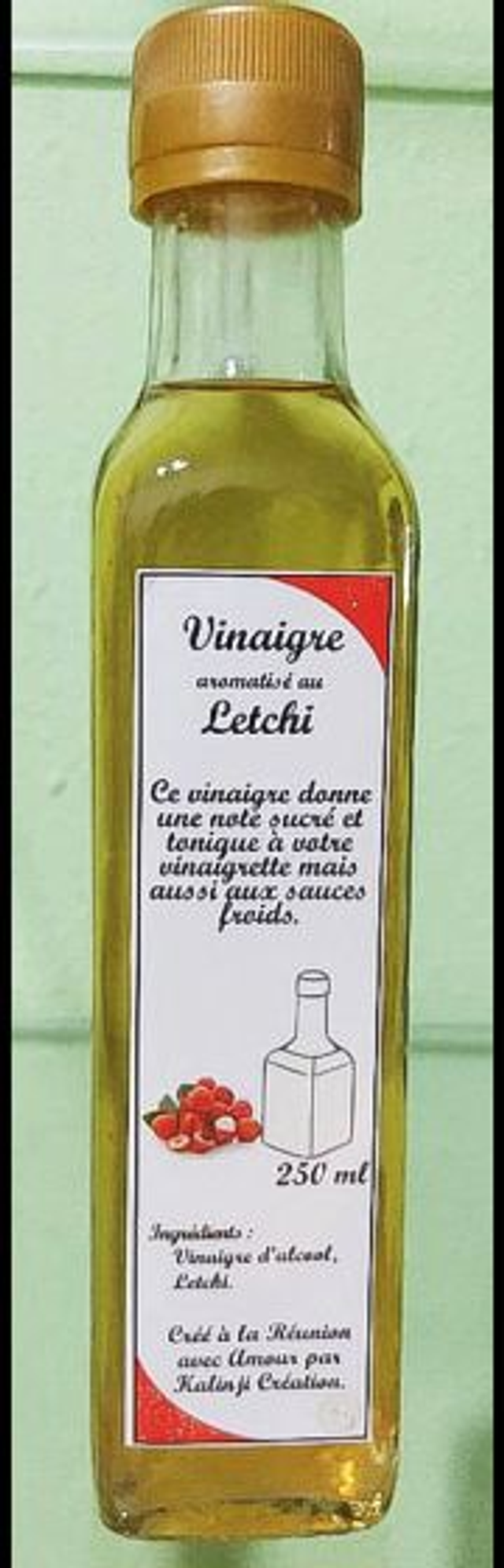 Vinaigre aromatisé au Letchi