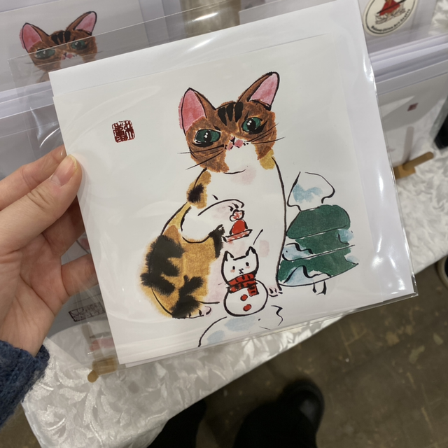 Cat Greeting Cards with Envelope