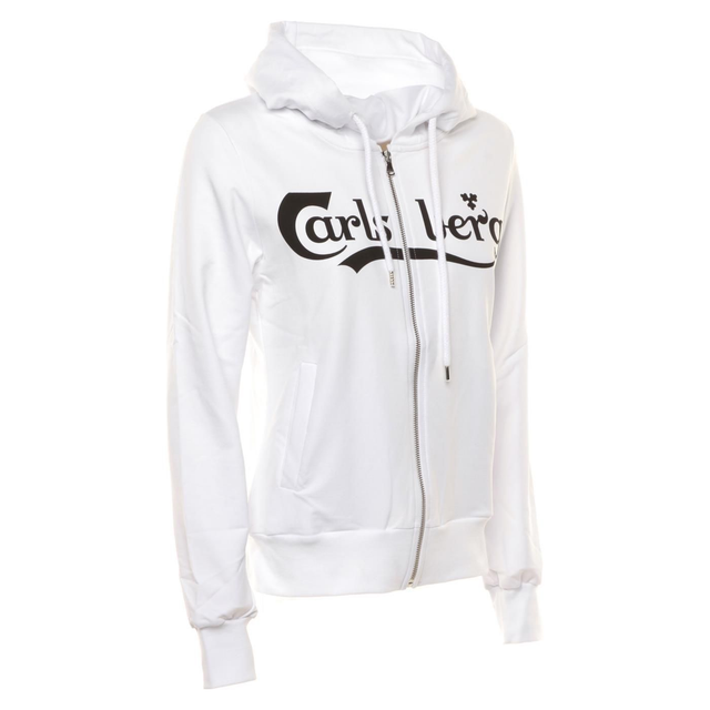 W5215554 - Carlsberg Felpa Cappuccio Zip Stampa Classic