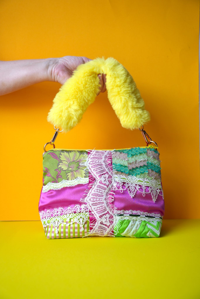 Mrs Varley Featherington Pink Bag