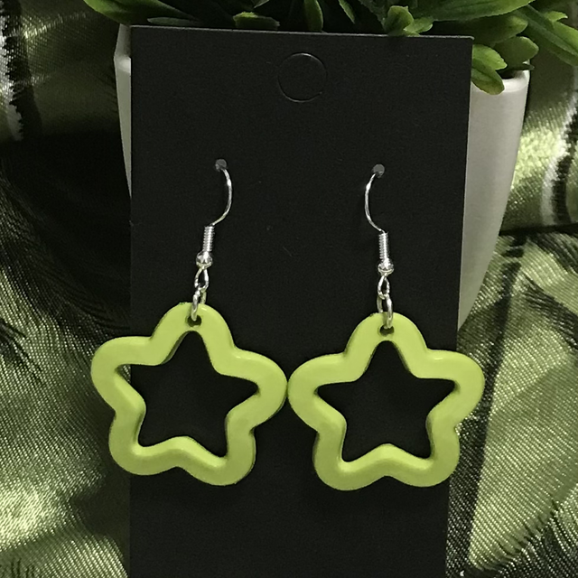 Green Dangling Earrings- GDE64