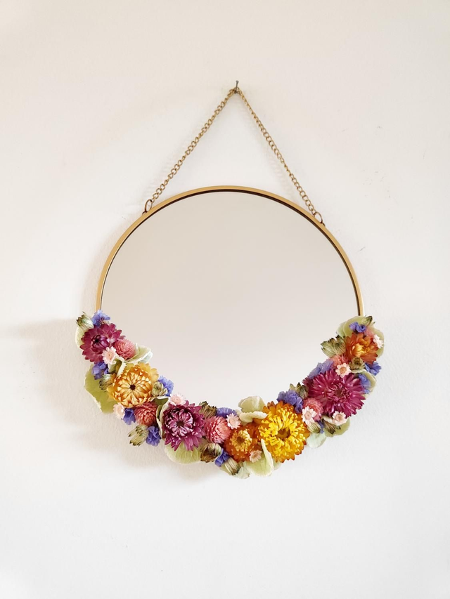 Miroir fleuri - Julie