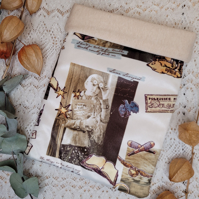 Pochette Doublée pour broché - Luna - Beige