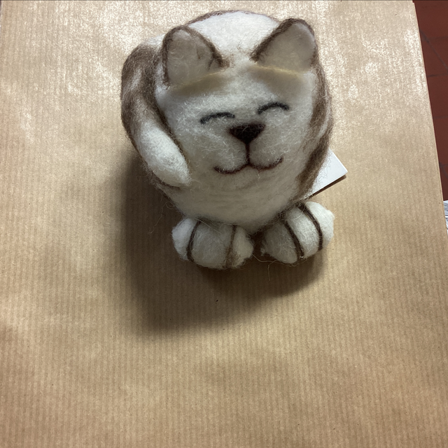 Felt Characters Sleepy Cat